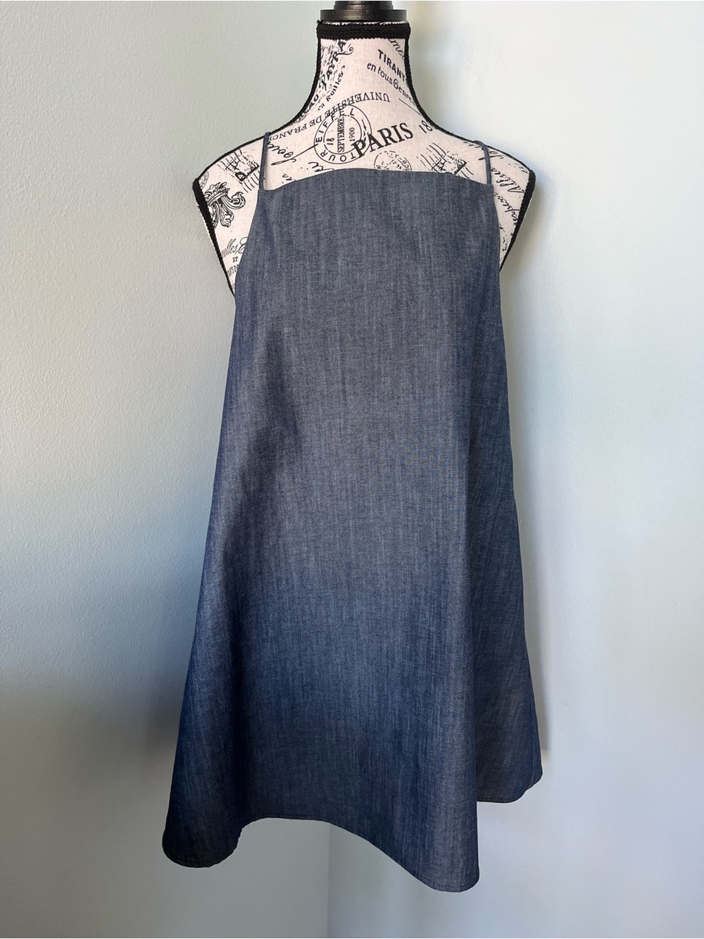 Zara Dark Blue Denim Mini Dress